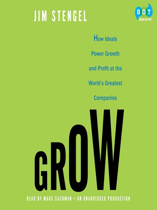 Title details for Grow by Jim Stengel - Available